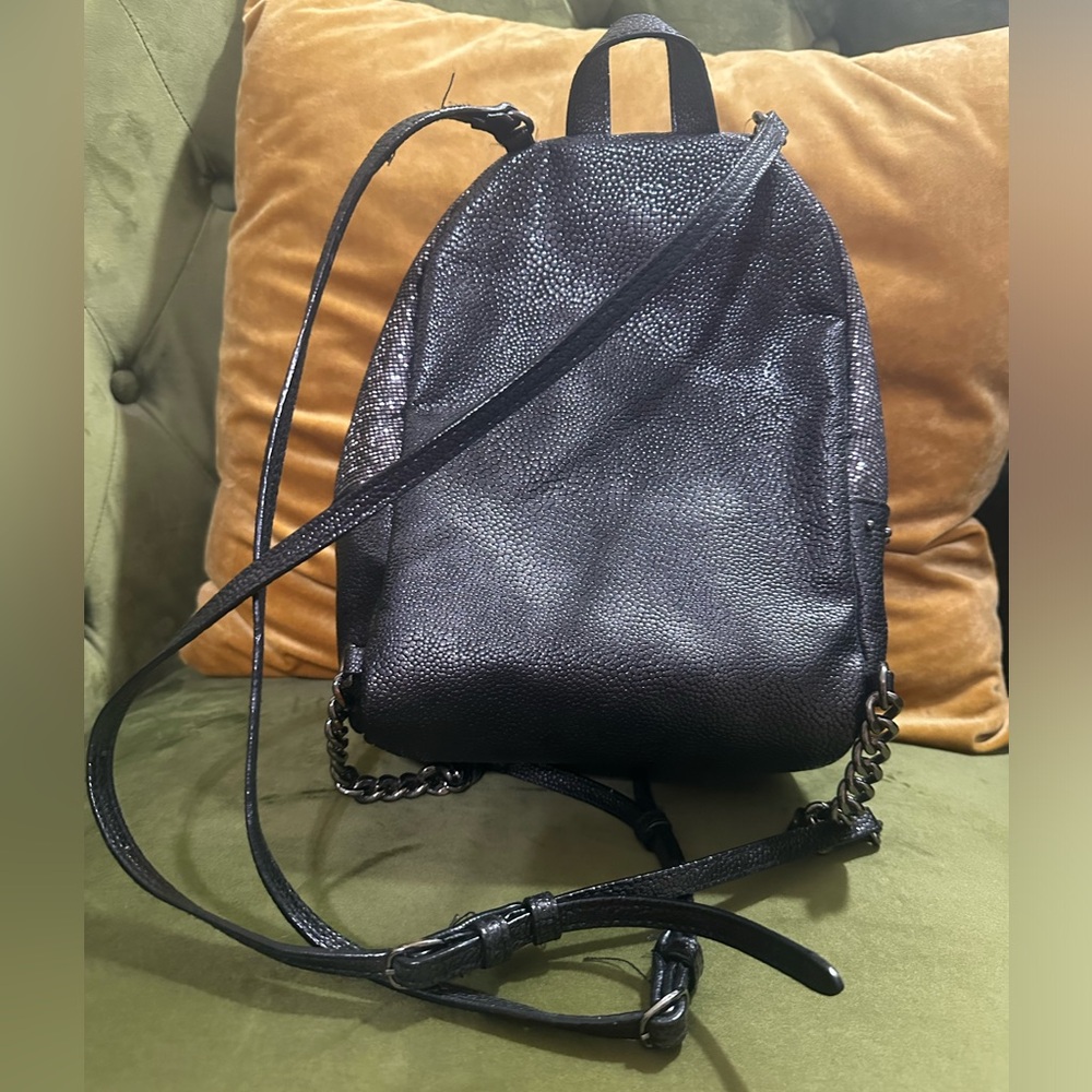 Victoria's Secret Black and Silver Backpack - Picture 5 of 9